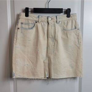 IRO Rosier Bleach Blue Skirt